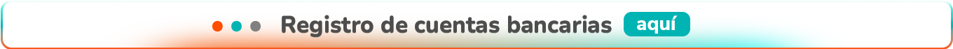 registro de cuentas bancarias
