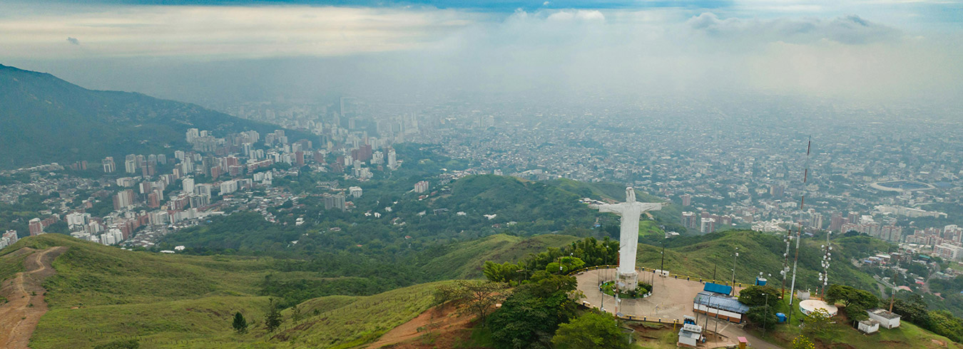 Imagen panorámica de Cali