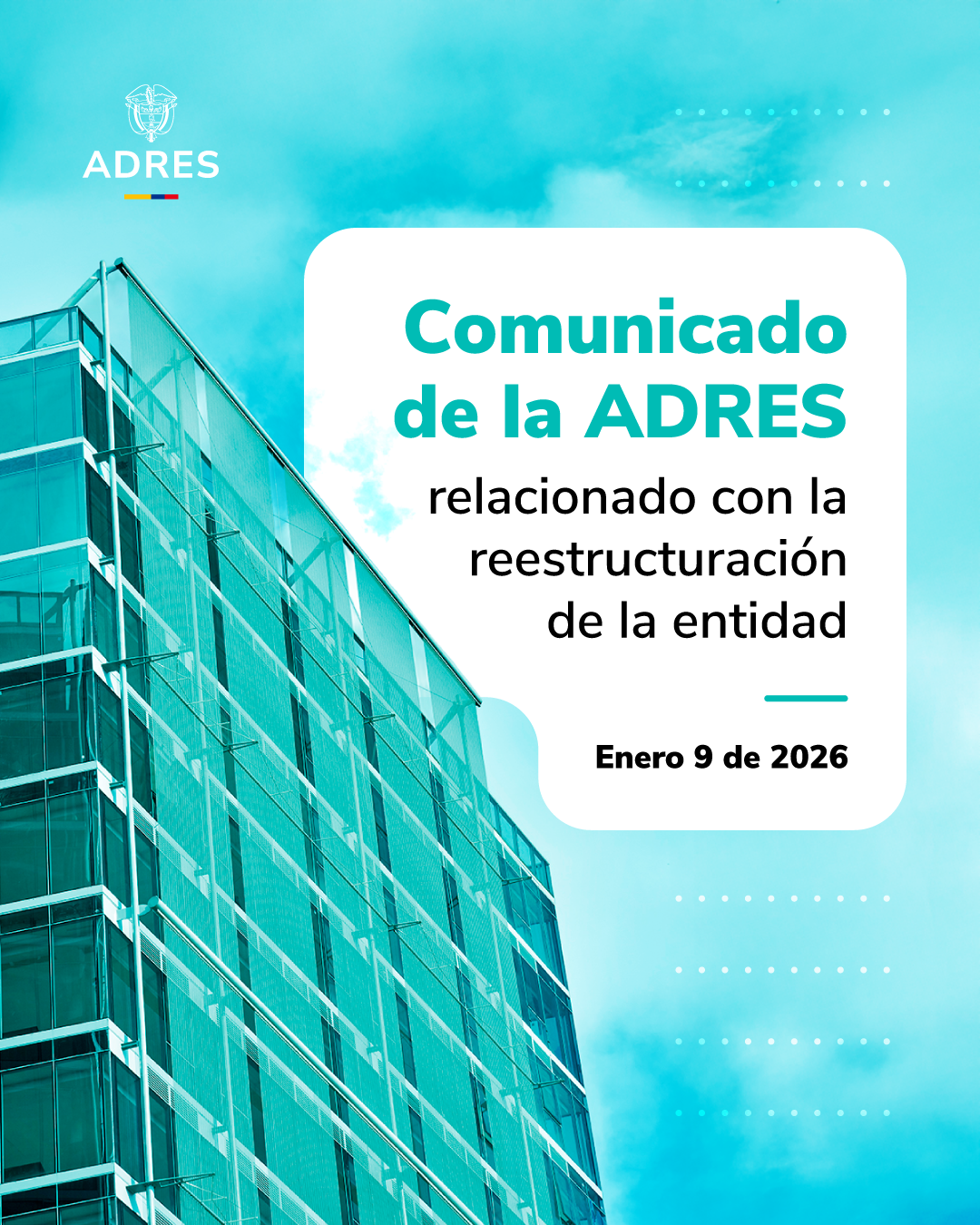 Comunicado de la ADRES