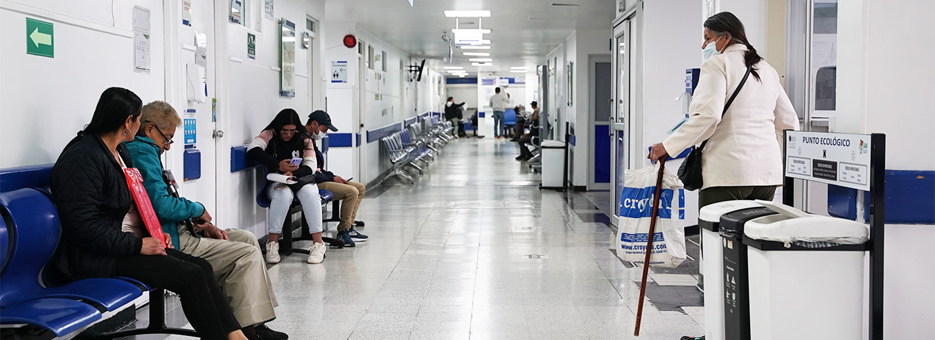 Imagen de pasillo de hospital